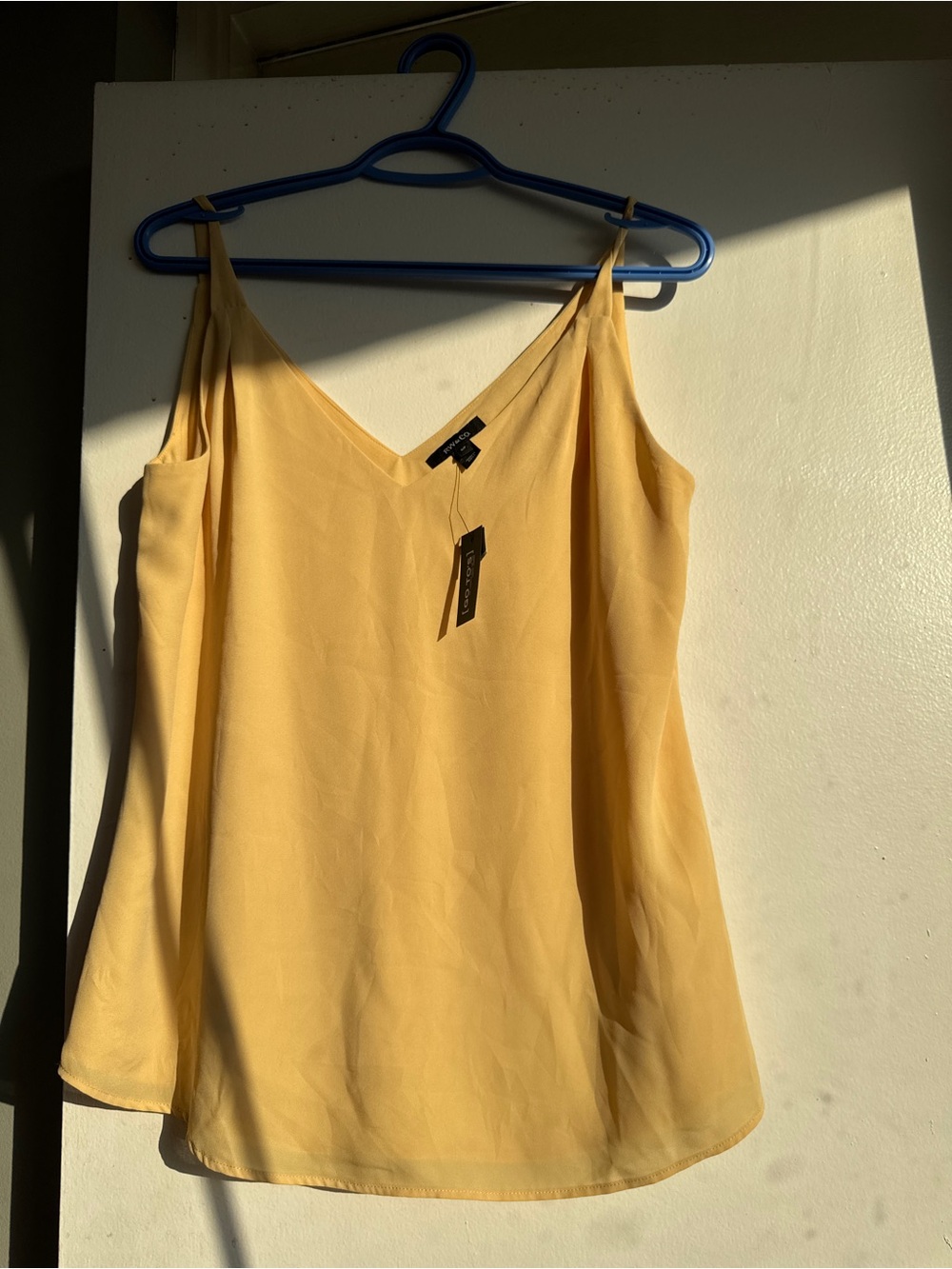 RW&CO. Pale Yellow V-Neck Camisole